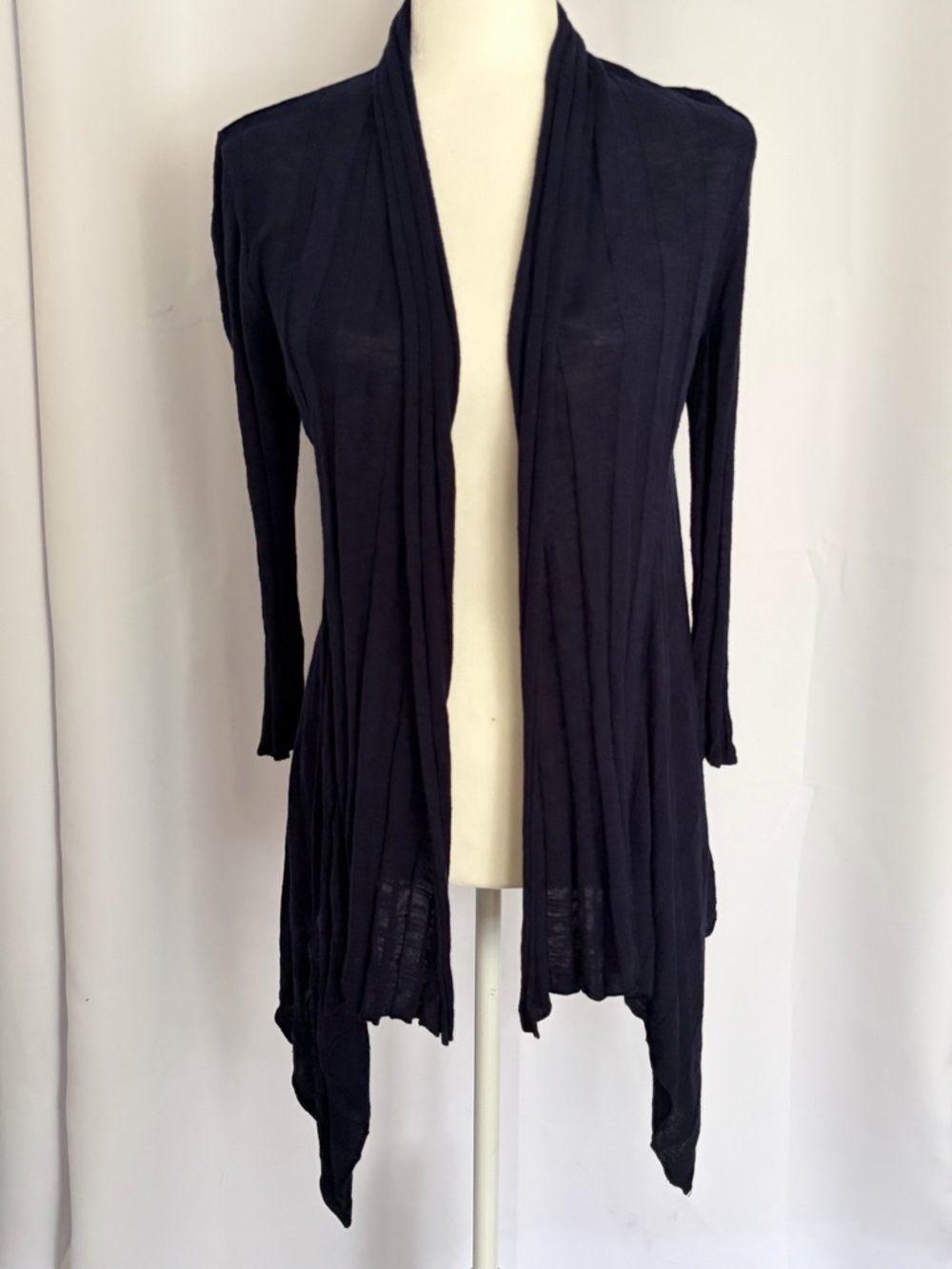 Navy blue Open-Front Cardigan